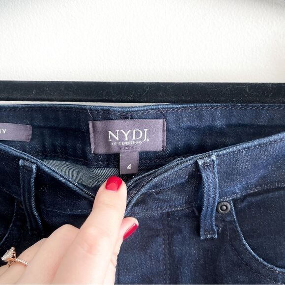 NYDJ Ami Skinny-Fit Jeans Dark Wash Women's 4 Lift Tuck - Picture 5 of 10